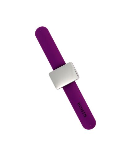 Bohin - Bracelet Aimanté Porte-épingles Violet