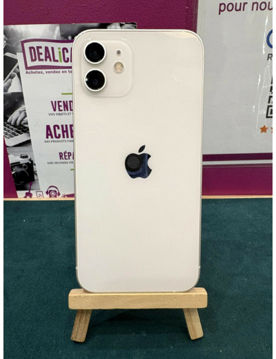 Smartphone Apple iPhone 12 blanc 6.1 stockage 64 Go