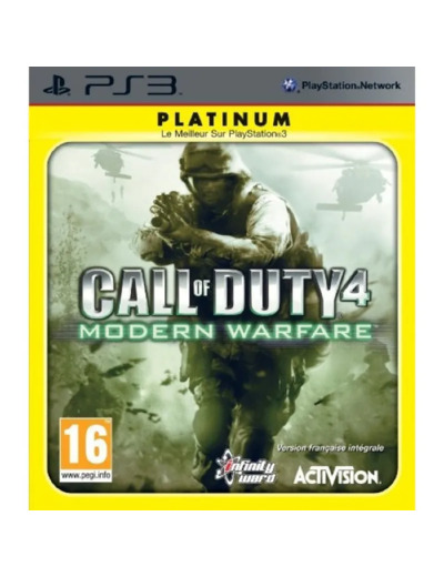 Jeu Ps3 Call Of Duty 4: Modern Warfare Platinum