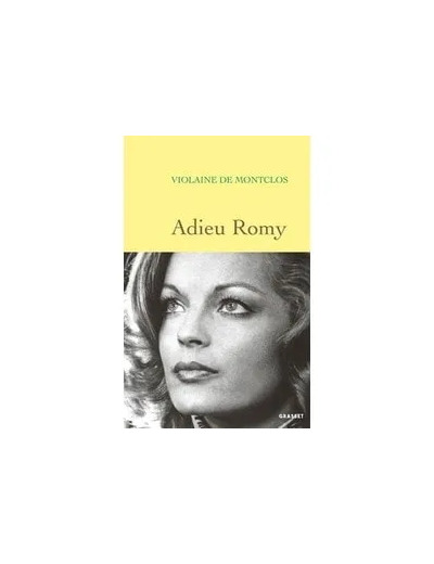 Livre Adieu Romy