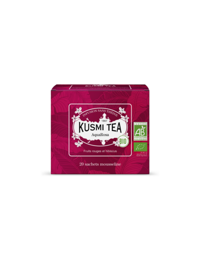 Infusions & Déthéinés AquaRosa Bio - Etui 20 sachets mousseline - 40g