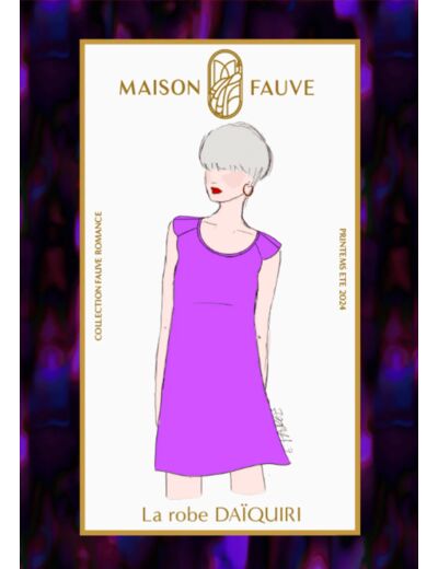 Maison Fauve - Patron Couture Robe ou Blouse "Daïquiri" du 34 au 52