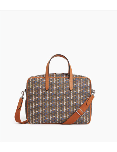 Porte documents 15" Camille en toile monogramme