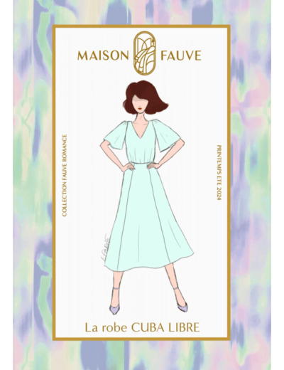 Maison Fauve - Patron Couture Femme Robe "Cuba Libre" du 34 au 52