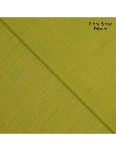 Fibre Mood - Tissu Crépon de Viscose  "Azure" Vert Olive