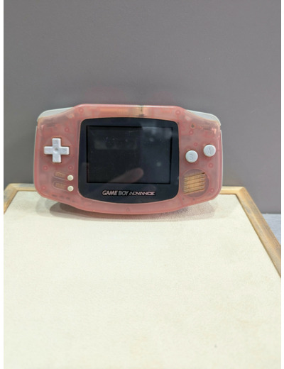 Console Nintendo GAME BOY ADVANCE MAGMA : ROUGE TRANSPARENTE