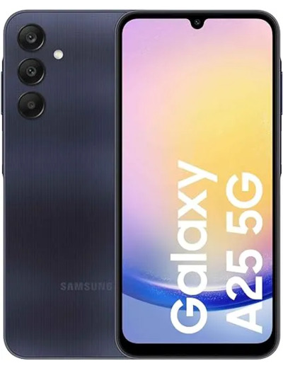 Samsung Galaxy A25 128 Go Bleu - noir