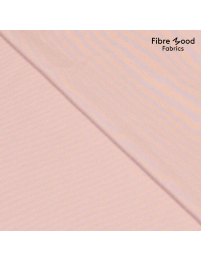 Fibre Mood - Tissu en Tencel Melangé "Ulima" Uni Couleur  Rose Pale