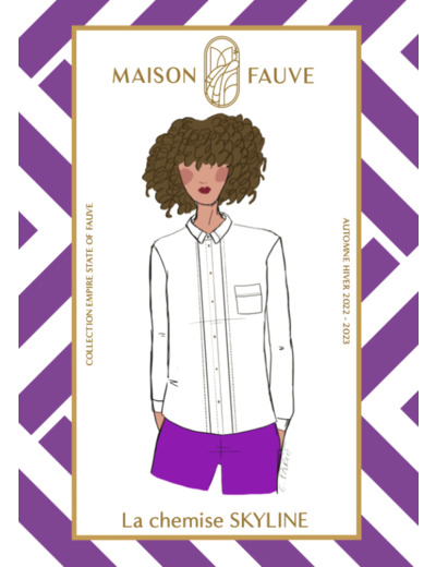 Maison Fauve - Patron Couture Chemise "Skyline" du 34 au 52