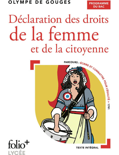 Livre Déclaration des droits de la femme et de la citoyenne : Bac 2025