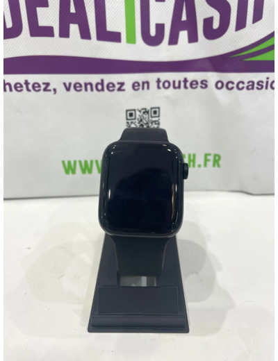 Apple Watch SE (GPS) - 2e génération - 44 mm - A2723 aluminium minuit - montre intelligente avec bracelet sport - fluoroélastomère - minuit - taille du bracelet : M/L - 32 Go - Wi - Fi, Bluetooth - 32.9..