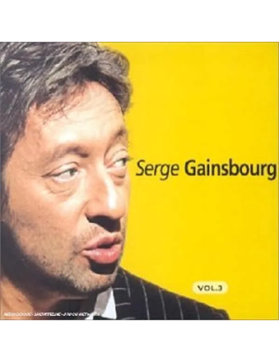 Cd Serge Gainsbourg Vol 3