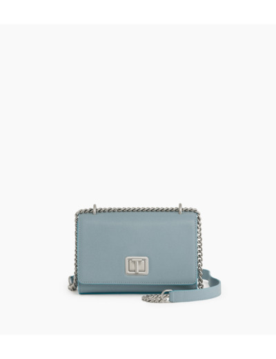 Petit sac bandoulière Eva en cuir grain caviar