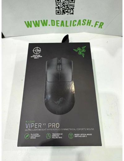 Souris gaming sans fil Razer Viper V3 Pro Noir
