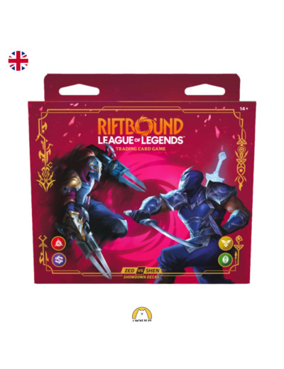 Showdown Deck Riftbound : Vendetta (EN) – Deck Préconstruit League of Legends Zed vs Shen