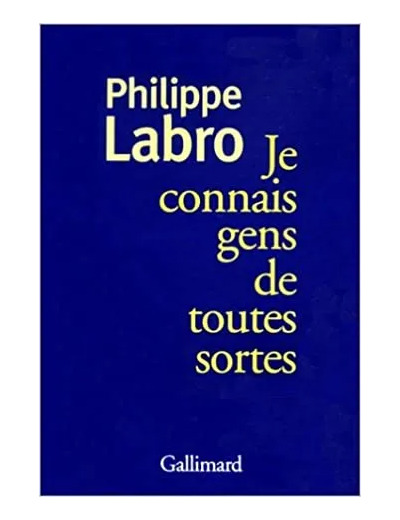 Livre Je connais gens de toutes sortes