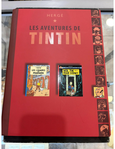 Livre Double Album Tintin Edition France Loisirs