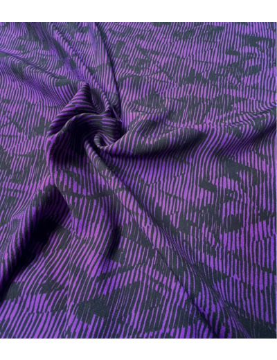 Singulière par Cousette - Tissu Crêpe viscose Sortilège Magic Purple