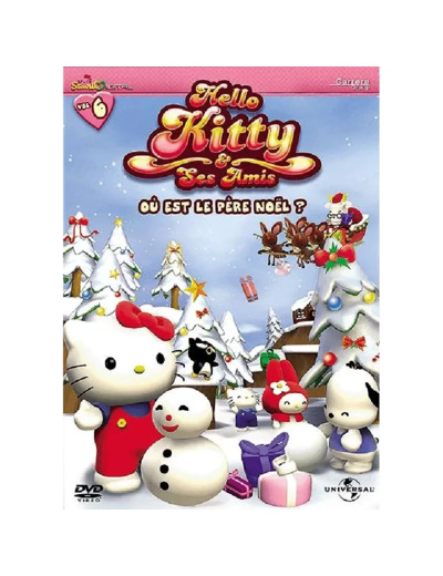 Dvd Aventures de Hello Kitty ses Amis 6 Où Est le Père Noël