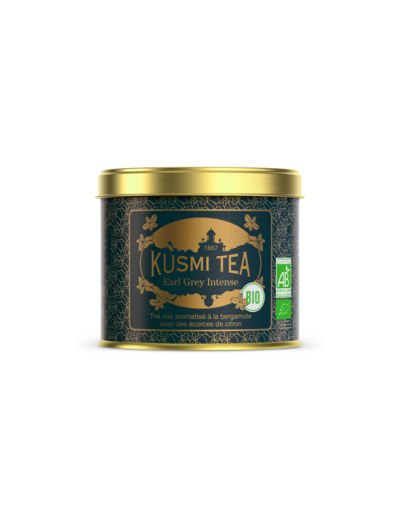 Thés Aromatisés Noirs Earl Grey Intense Bio - Boîte métal 100gr