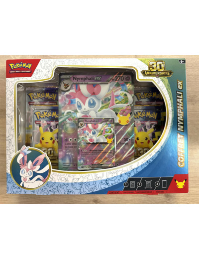 Coffret Pokémon Nymphali ex 30eme anniversaire - FR