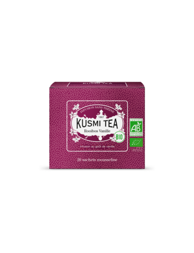 Infusions & Déthéinés Rooibos Vanille Bio - Etui 20 sachets mousseline - 40gr