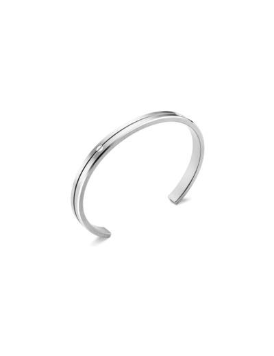 Jonc Herbelin Newport en acier brossé