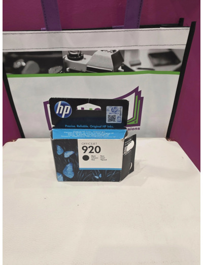 HP 920 Cartouche d'encre Noire Authentique pour HP OfficeJet 6000/6500/7000/7500 (CD971AE)