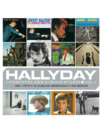 Cd Johnny Hallyday - L'essentiel Des Albums Studio Vol. I (2010)