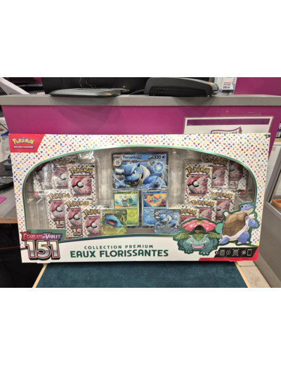 Coffret Premium Pokémon 151 EV3.5 EAUX FLORISSANTES