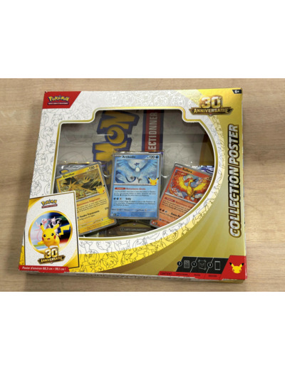 Coffret Pokémon Collection Poster 30eme anniversaire - FR