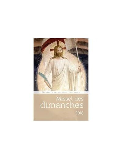 Livre Missel des dimanches 2018