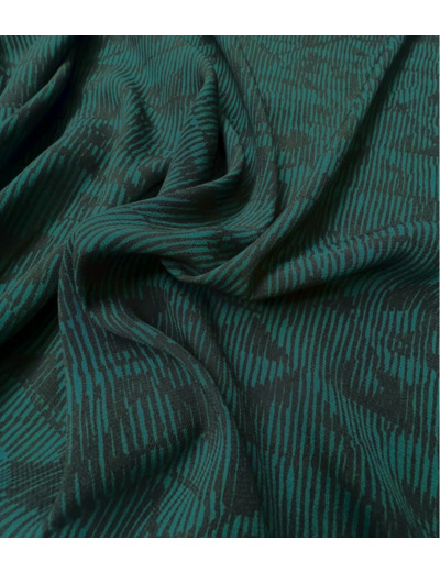 Singulière par Cousette - Tissu Crêpe viscose Sortilège Mystic Green