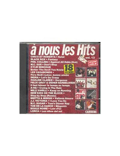 Cd A nous les Hits Vol 13