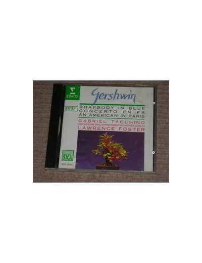 Cd Rhapsody in blue concerto en fa an american in paris