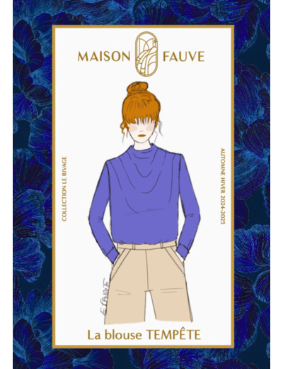 Maison Fauve - Patron Couture Femme Blouse "Tempête" du 34 au 52