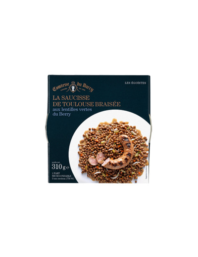 Saucisse De Toulouse Et Lentilles 310G