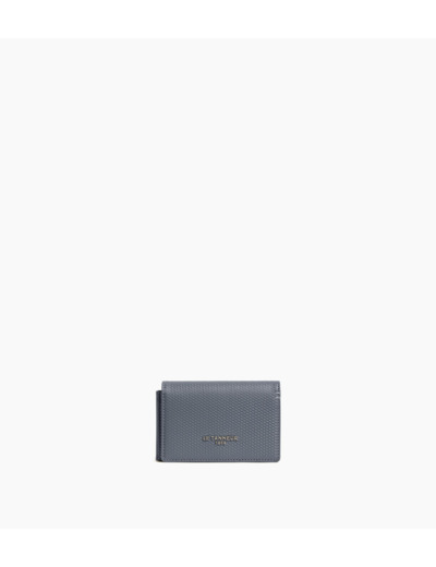Porte cartes horizontal 2 volets Lucien en cuir signature T