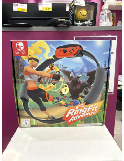 Jeu Nintendo Switch Ring Fit Adventure Contrôleur D'ajustement de Bague Noir, Noir