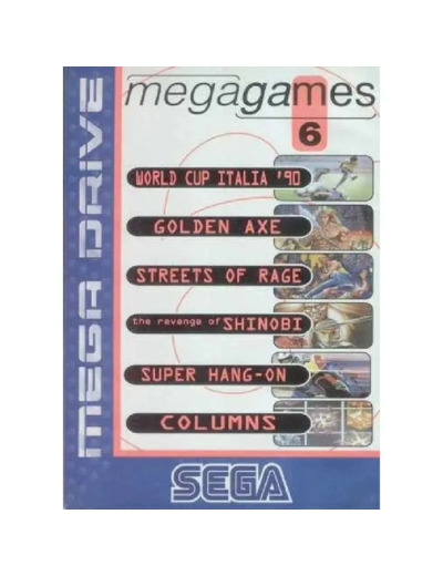 Jeu Sega Megadrive Megagames 6