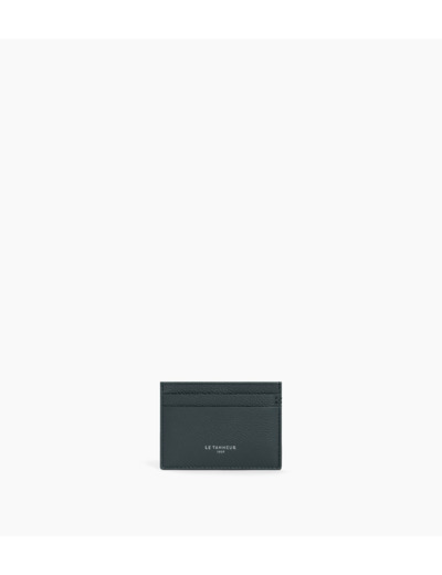 Porte cartes Lucien en cuir grainé