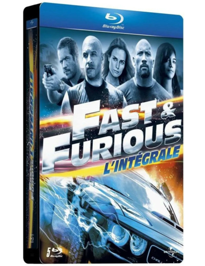 Blu-Ray Fast and Furious - L'intégrale 5 Films [Pack Collector boîtier SteelBook]