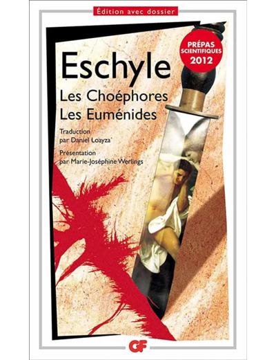 Livre les Choéphores Euménides