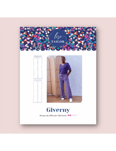 Lise Tailor – Patron Femme Pantalon "Giverny" du 34 au 52