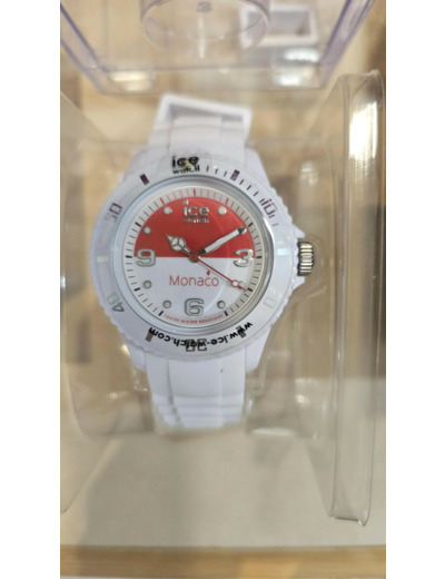 Montre Ice Watch monaco Blanc et Rouge