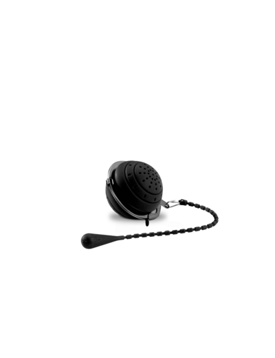 Autour du thé Infuseur boule 4,5cm 1 tasse noir en silicone