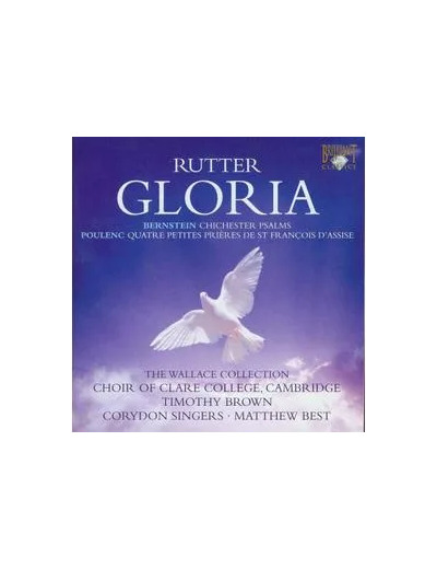 Cd John Rutter - Gloria; Chichester Psalms; Quatre Petites Prieres De St. Francois D'Assise (2009)