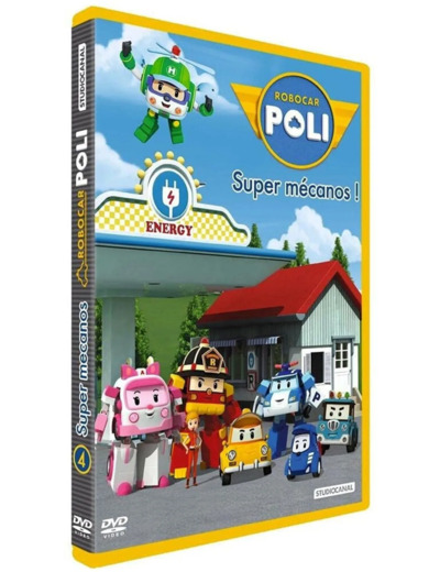 Dvd Robocar Poli - 4 - Super mécanos !