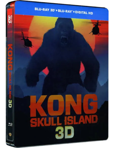 Blu-ray Kong Skull Island Ã‰dition LimitÃ©e BoÃ®tier Steelbook 3d Digital Ultraviolet
