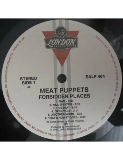 Vinyle Meat Puppets - Forbidden Places (1991)